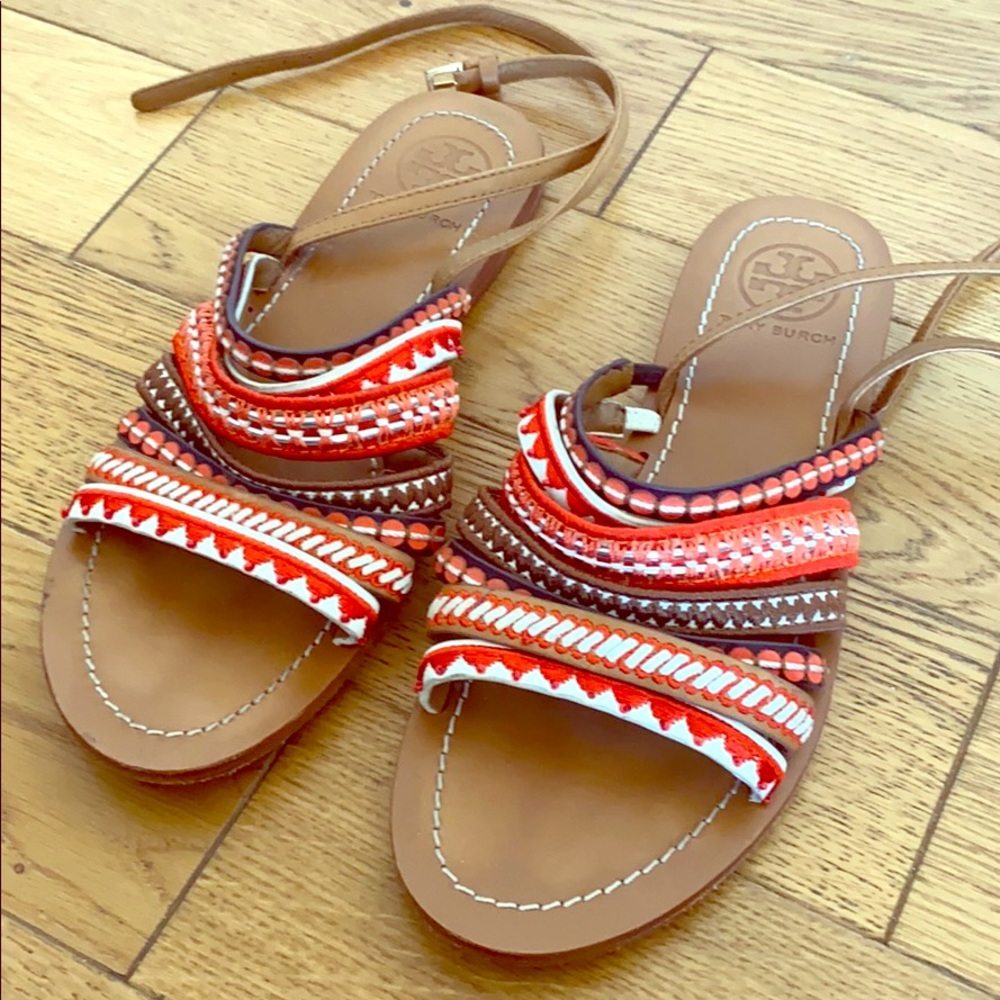 Colorful Tory Burch Sandals